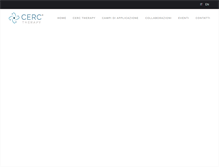 Tablet Screenshot of cerctherapy.it